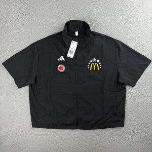 Adidas McDonalds Shirt Mens Large Black Shooter Shooting All American Team Issue